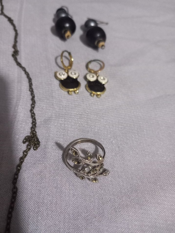 Bordo Nakışlı Uzun Zincir Bohem Kadın Kolye 7 Parça - Görsel 3