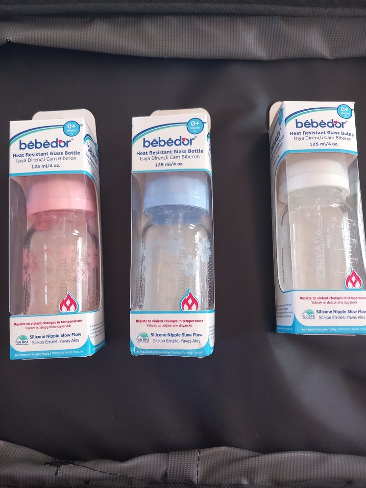 Bébédor Isıya Dayanıklı Cam Biberon 125ml - Görsel 4