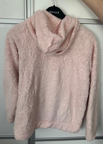 genç kız Pembe Barbie Desenli Pijama ve hırka takımı - Görsel 4