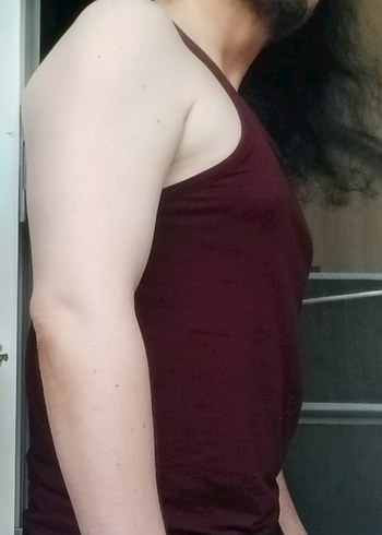 Bordo Erkek Atlet, Askısız, İnce Kumaş - Görsel 3