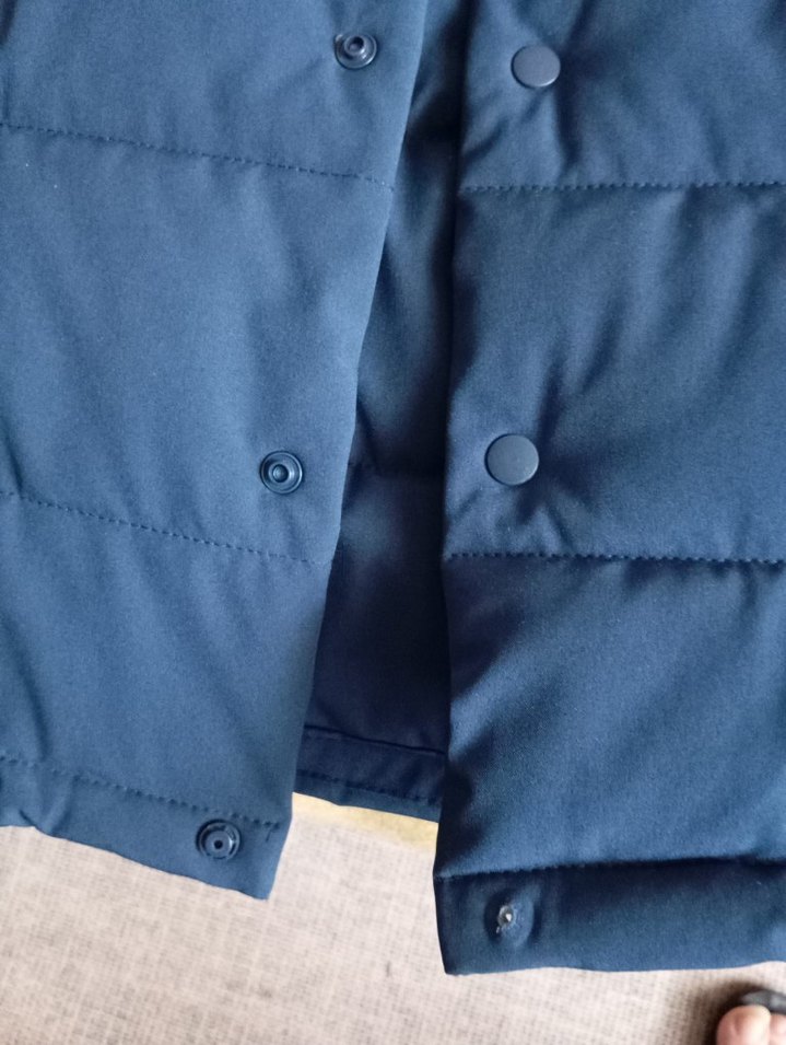 Düğmeli Mavi erkek Yelek - Görsel 2