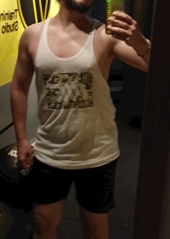 Beyaz Pamuklu Sporcu Atlet - Görsel 2