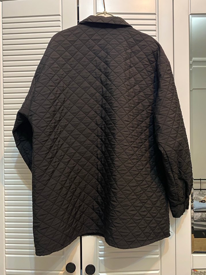 Düğmeli Siyah Günlük Ceket - Görsel 3