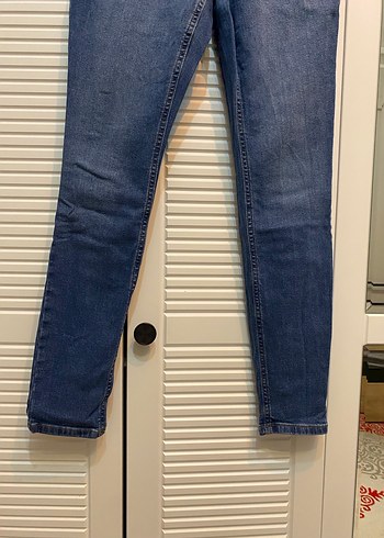 Kadın Lacivert Denim Pantolon - Görsel 3