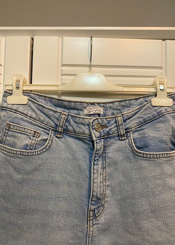 Buz Mavi Normal Boy Denim Kadın Jean - Görsel 2