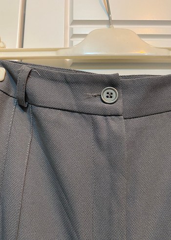 Antrasit Gri Kumaş Kadın Pantolon - Görsel 3