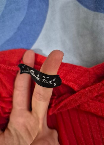 Kırmızı Kadın Triko Uzun Kollu Bluz - Görsel 3