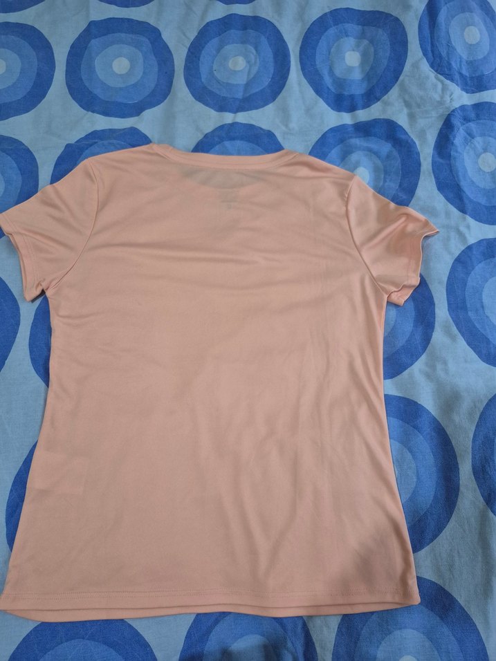 Pembe Kısa Kollu Kadın Tişört - Görsel 3