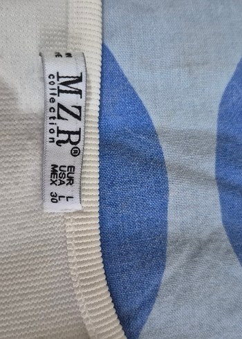 Düğmeli Beyaz Kısa Kollu Hamile Tişörtü - Görsel 2