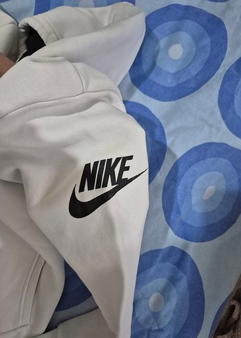 Nike Beyaz Kapüşonlu Sweatshirt - Görsel 3