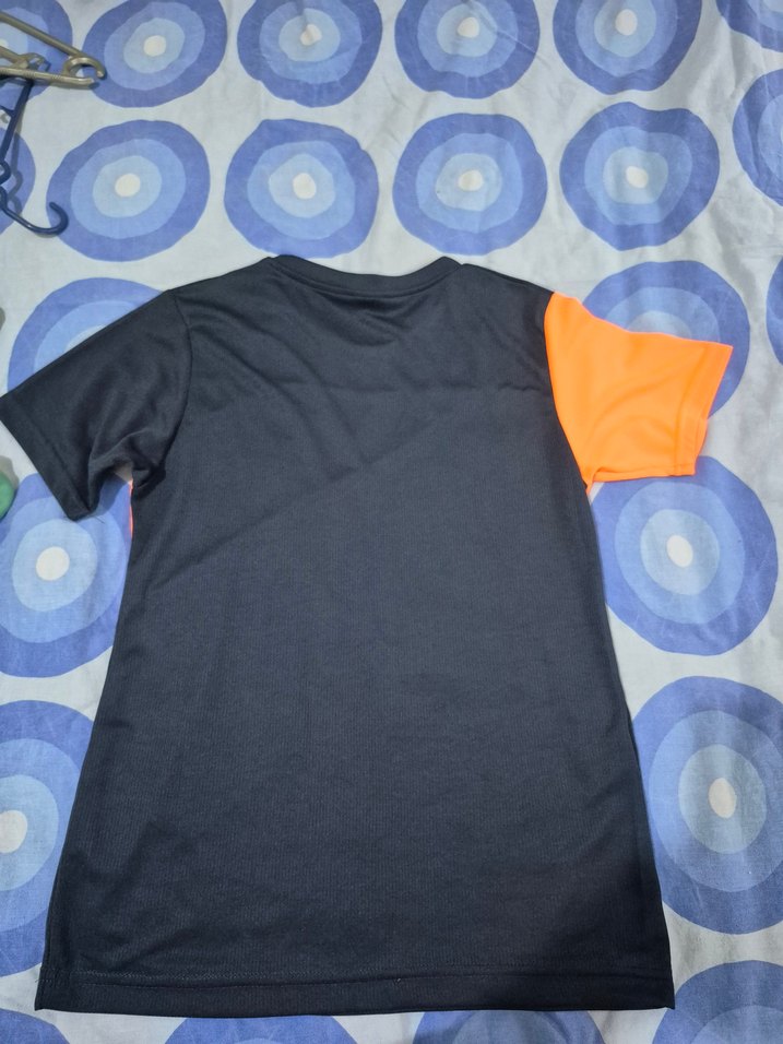 Turuncu Siyah Erkek Tişört Kısa Kollu - Görsel 3