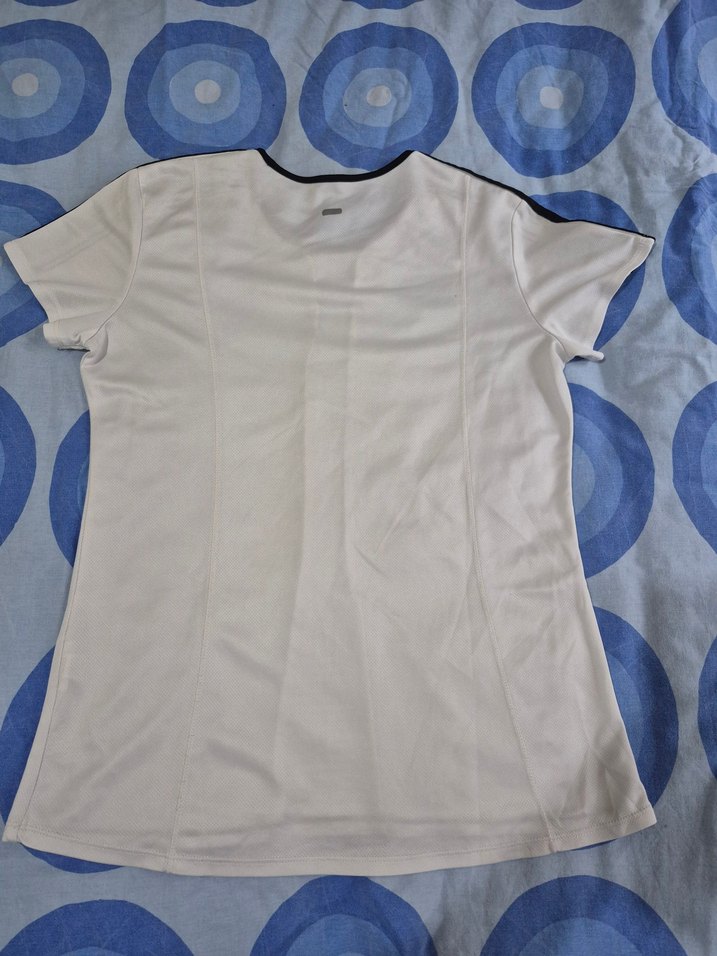 Beyaz Adidas Kadın Spor Tişörtü - Görsel 2