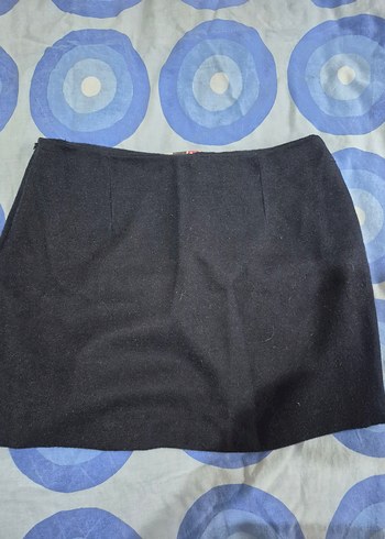 Siyah Mini Etek, Dar Kesim, Rahat Kumaş - Görsel 3