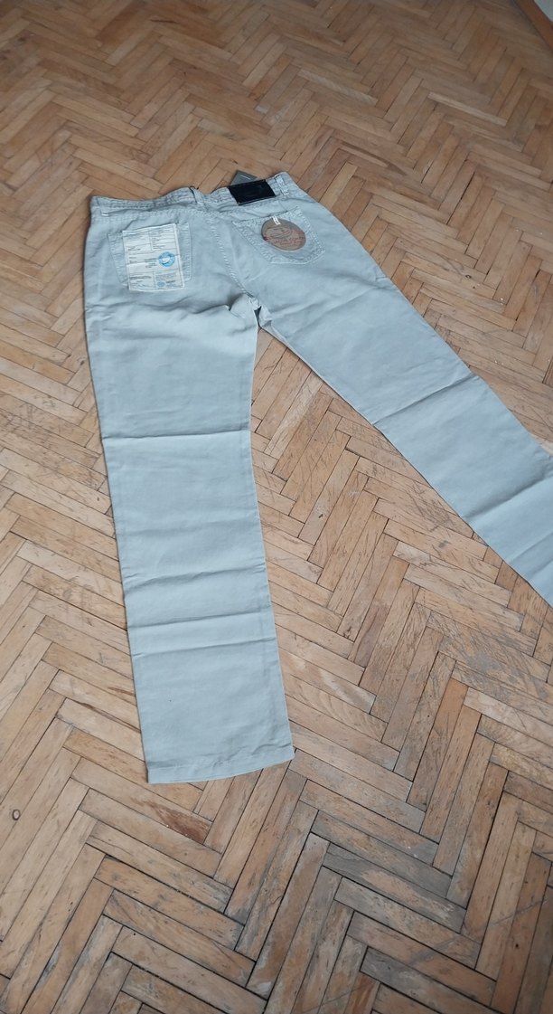 Jacob Cohen 36 Beden Bej Regular Fit Erkek Kot Pantolon - Görsel 2