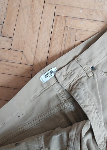 Moschino 34 Beden Kahverengi Pantolon - Görsel 2
