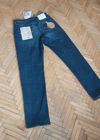 Jacob Cohen 36 Beden Mavi Erkek Denim Pantolon - Görsel 6