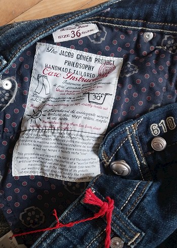 Jacob Cohen 36 Beden Mavi Erkek Denim Pantolon - Görsel 4