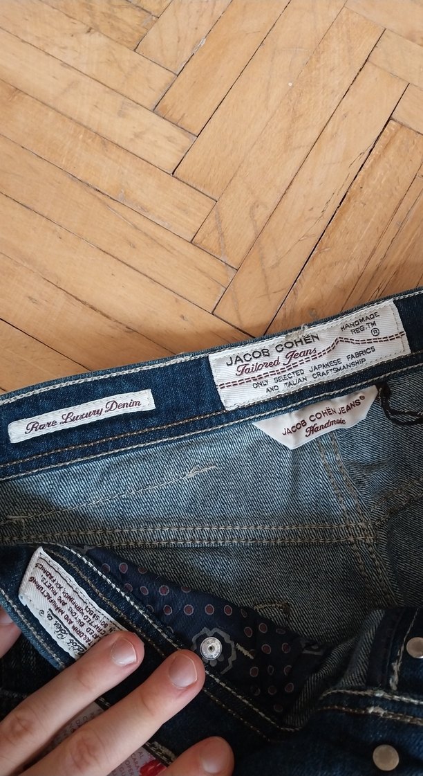 Jacob Cohen 36 Beden Mavi Erkek Denim Pantolon - Görsel 5