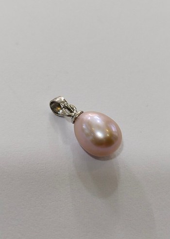 Bej İnci Boncuklu Kadın Kolye Ucu - Görsel 7