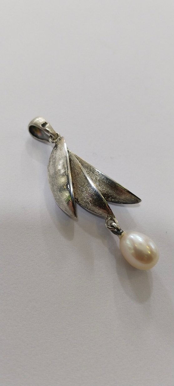 Bohem Gri Boncuklu Vintage Kadın Kolye Ucu - Görsel 5