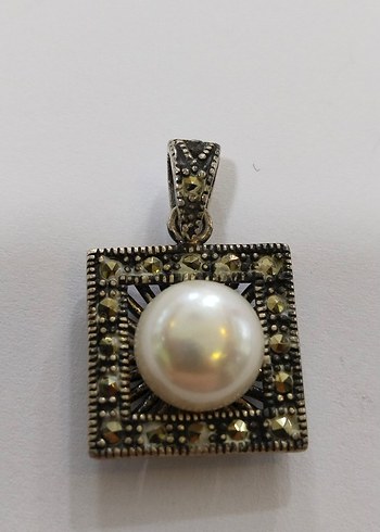 Boncuklu Vintage İnci Kolye Ucu - Görsel 10