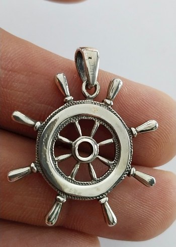 Unisex Vintage Dümen Figürlü Kolye Ucu - Görsel 3