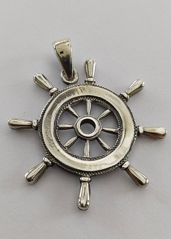 Unisex Vintage Dümen Figürlü Kolye Ucu - Görsel 4