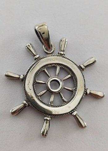 Unisex Vintage Dümen Figürlü Kolye Ucu - Görsel 6