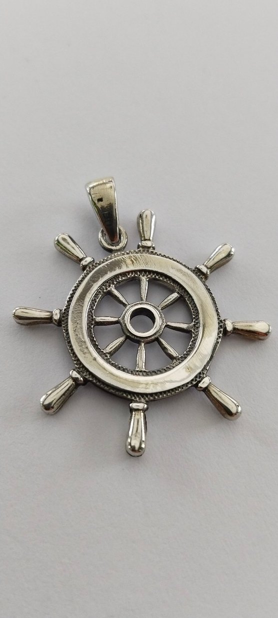 Unisex Vintage Dümen Figürlü Kolye Ucu - Görsel 4