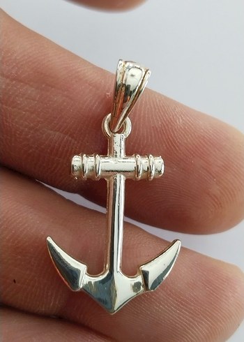 Unisex Renkli Çapa Kolye Ucu - Görsel 5