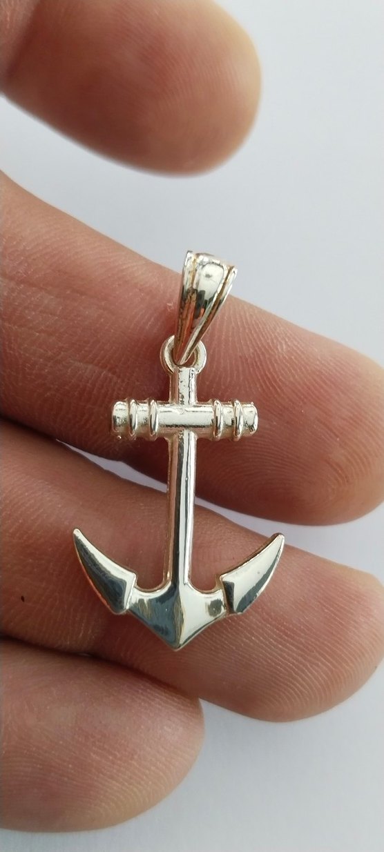 Unisex Renkli Çapa Kolye Ucu - Görsel 5