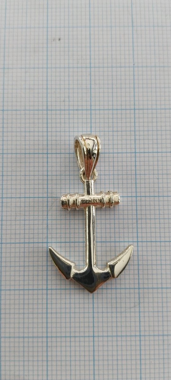 Unisex Renkli Çapa Kolye Ucu - Görsel 2