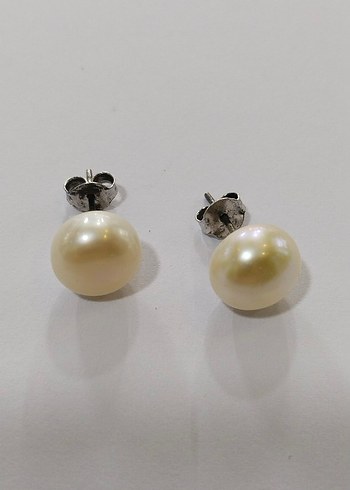 Klasik İnci Küpe Mini Düğme Modeli - Görsel 10