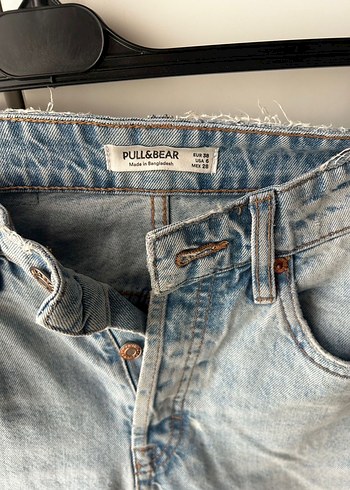 Pull&Bear Düğmeli Mom Jean - Görsel 2