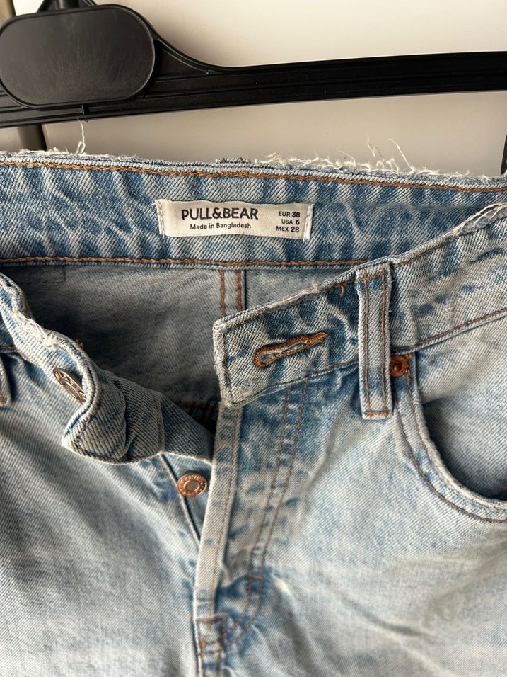 Pull&Bear Düğmeli Mom Jean - Görsel 2
