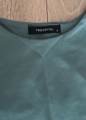 Petrol Yeşili Kolsuz Body - Görsel 4