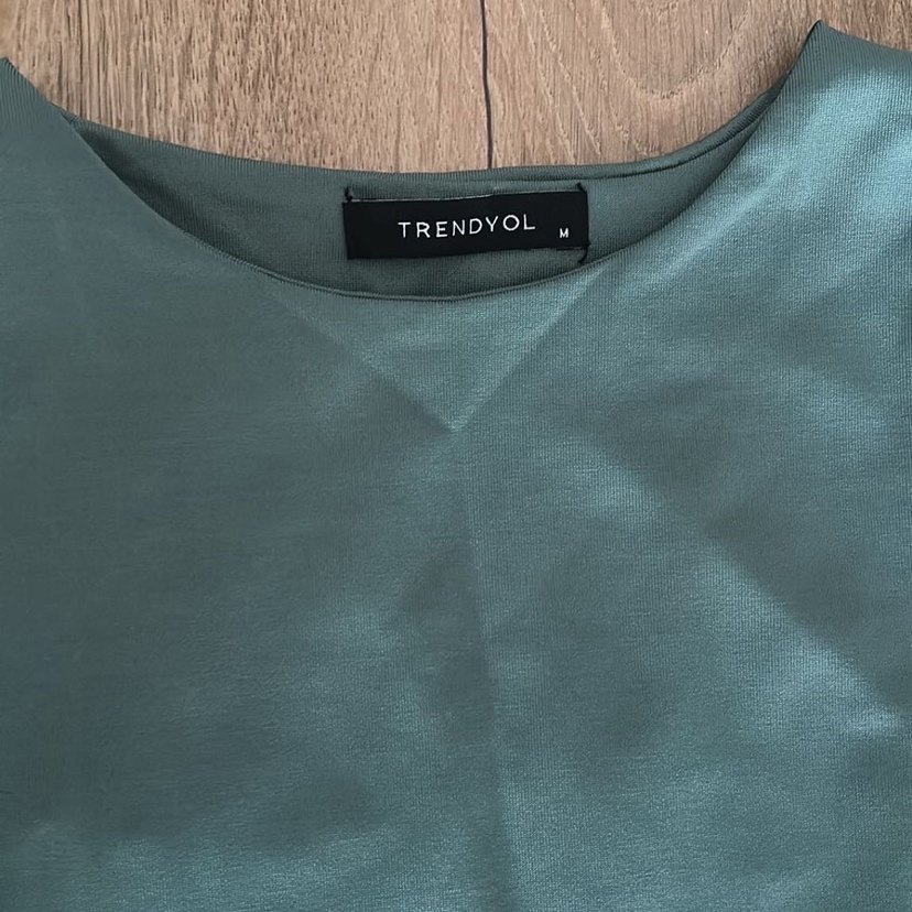 Petrol Yeşili Kolsuz Body - Görsel 4