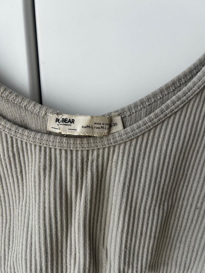 Pull&Bear crop askılı üst - Görsel 2