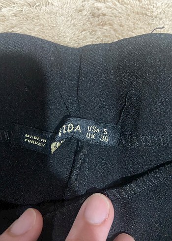 Kadın Siyah Mini Şort Etek Bağcıklı - Görsel 3