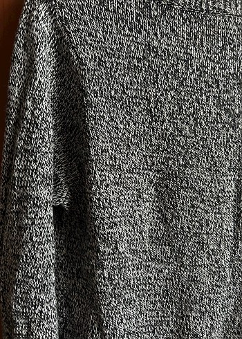 Gri Kadın Triko Uzun Kollu Kazak - Görsel 5