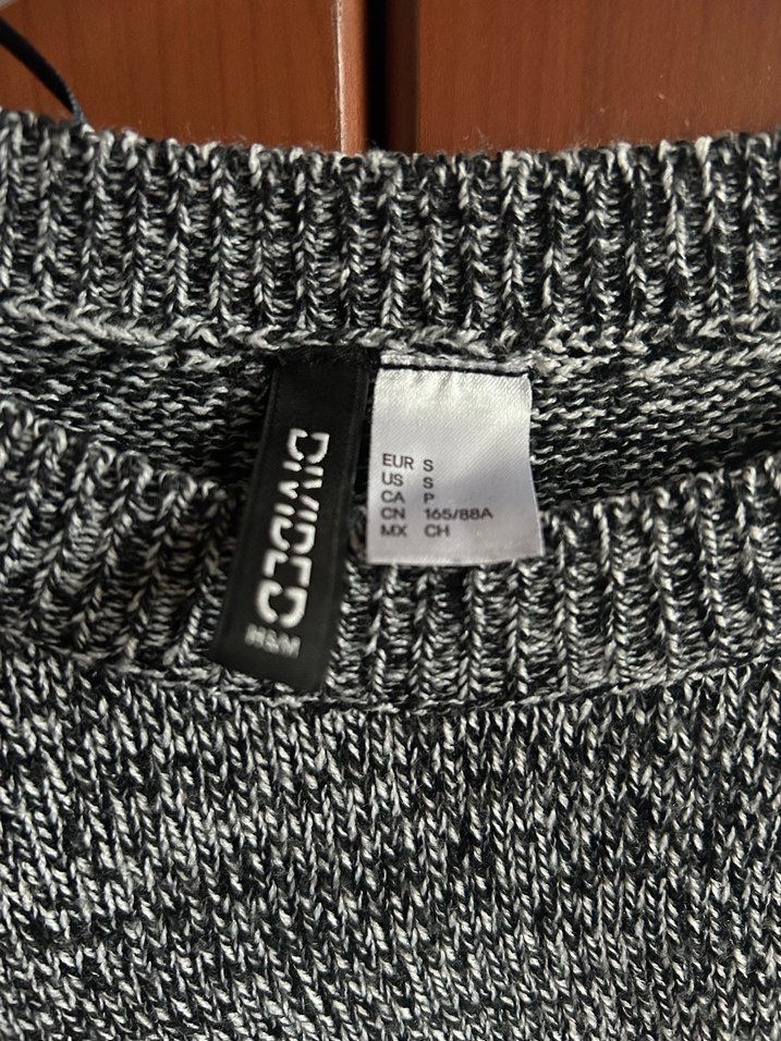 Gri Kadın Triko Uzun Kollu Kazak - Görsel 4