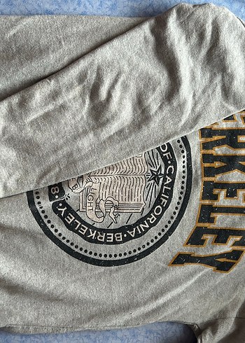 Gri Baskılı Kemer Detaylı Kadın Sweatshirt - Görsel 2