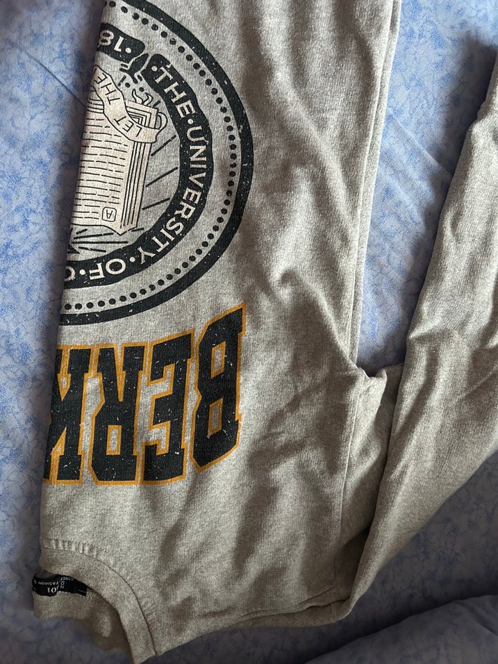 Gri Baskılı Kemer Detaylı Kadın Sweatshirt - Görsel 3