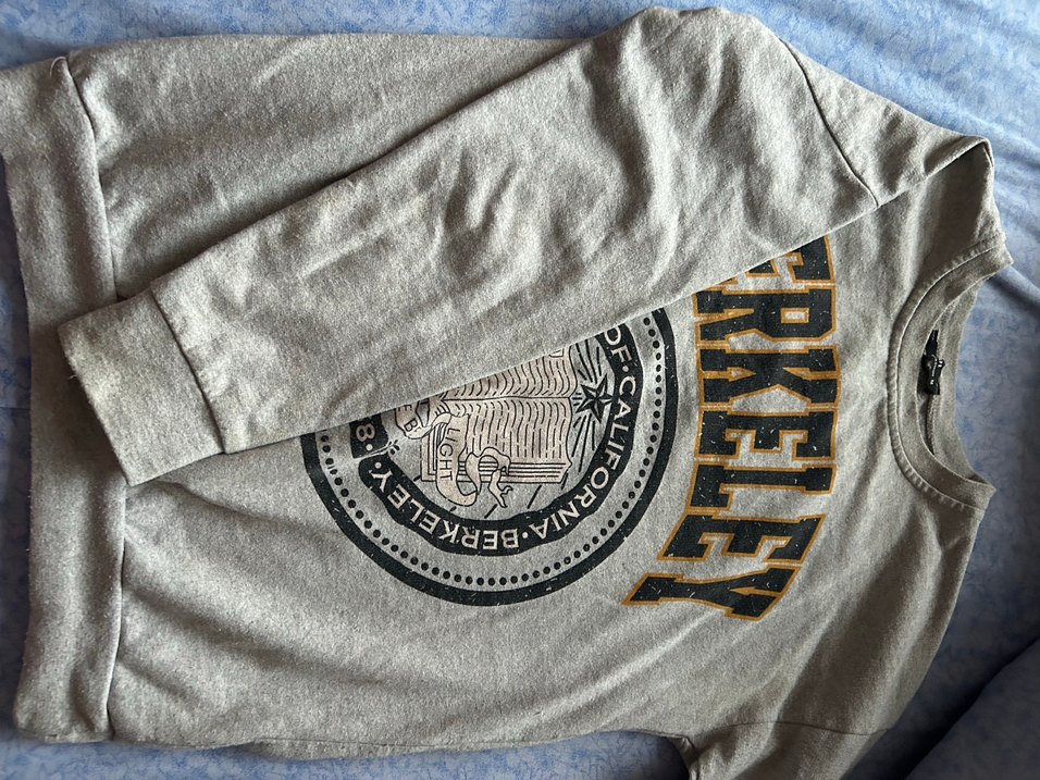 Gri Baskılı Kemer Detaylı Kadın Sweatshirt - Görsel 2