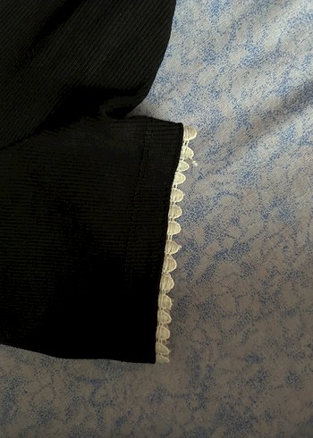 Düğmeli Siyah Kadın Triko Elbise - Görsel 6