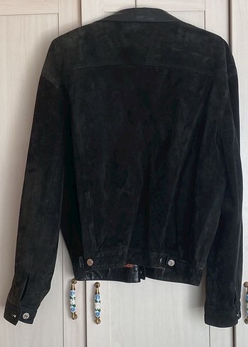 Siyah Süet Levis Vintage Erkek Ceket - Görsel 2