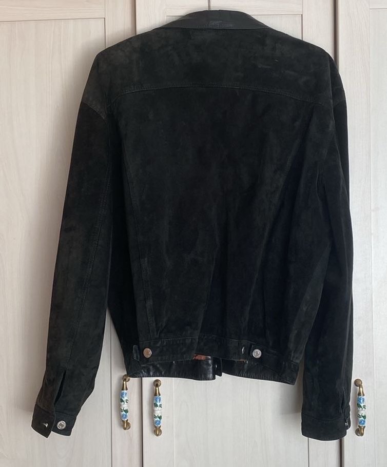 Siyah Süet Levis Vintage Erkek Ceket - Görsel 2