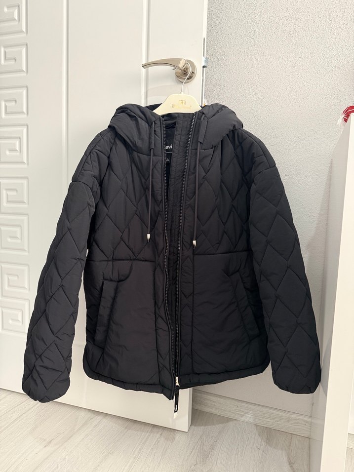 Siyah Fermuarlı Kadın Mont - Görsel 2