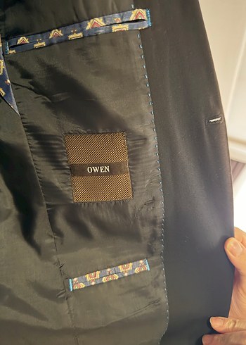 Owen marka siyah klasik ceket - Görsel 2