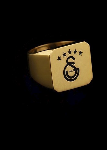 925 Ayar Gümüş Erkek Galatasaray Yüzük - Görsel 2